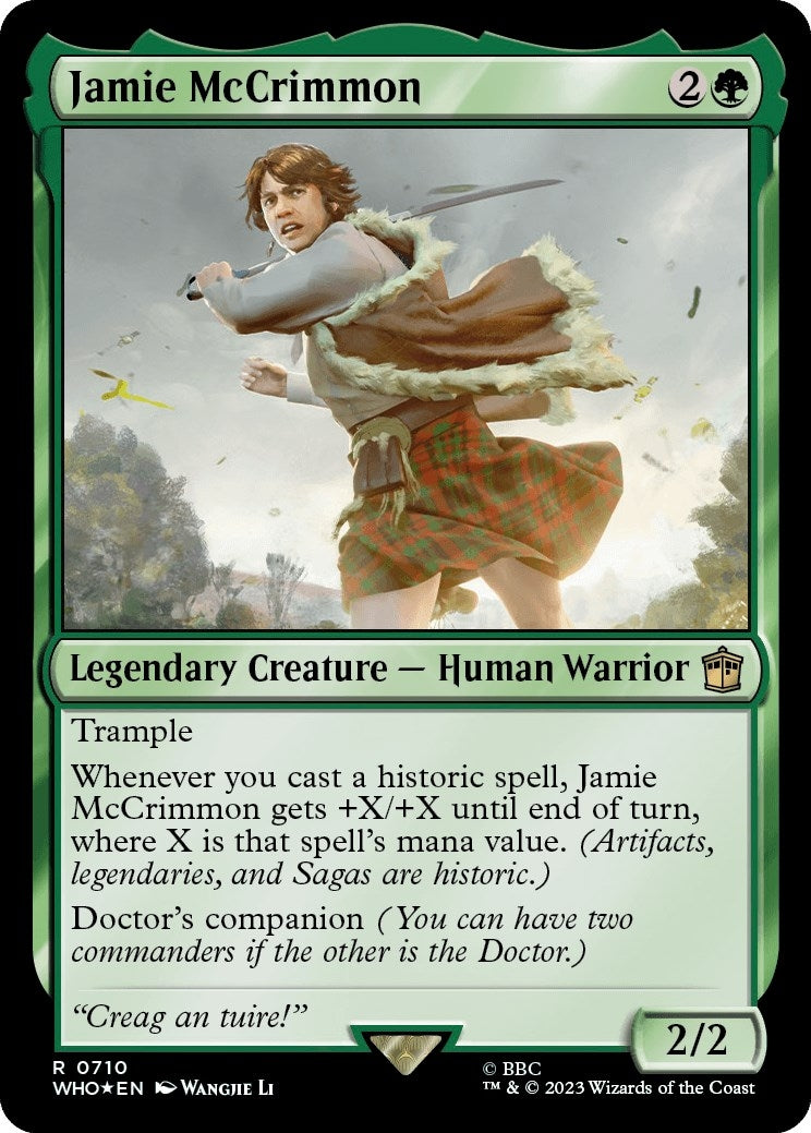 Image for Jamie McCrimmon (Surge Foil) (710) (WHO) - Magic: The Gathering