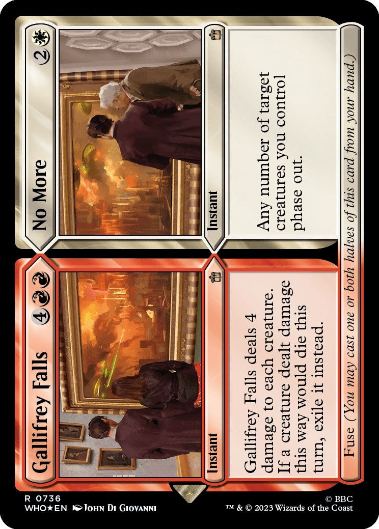 Image for Gallifrey Falls // No More (Surge Foil) (736) (WHO) - Magic: The Gathering