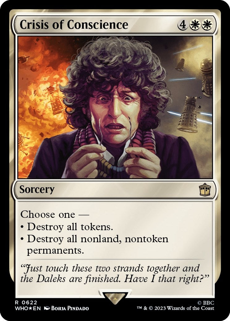 Image for Crisis of Conscience (Surge Foil) (622) (WHO) - Magic: The Gathering