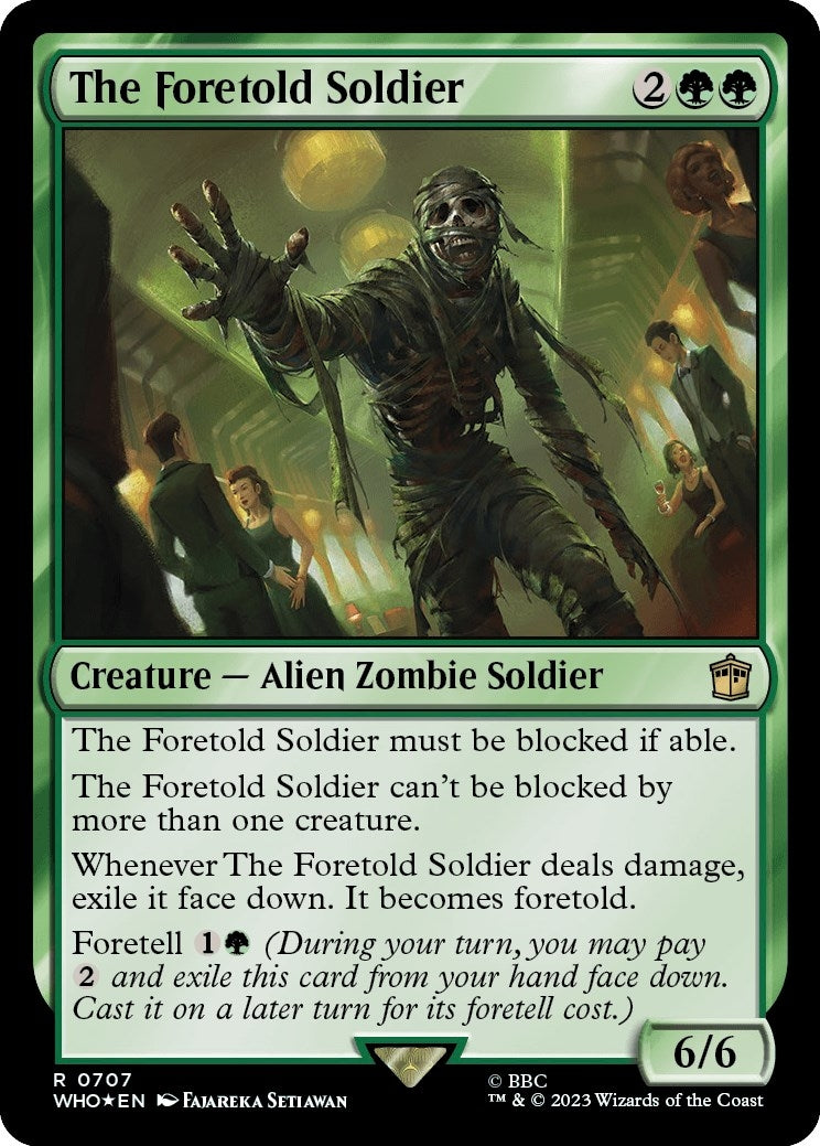 Image for The Foretold Soldier (Surge Foil) (707) (WHO) - Magic: The Gathering