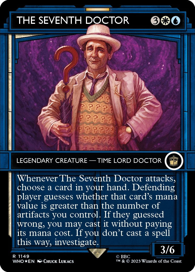 Image for The Seventh Doctor (Showcase) (Surge Foil) (1149) (WHO) - Magic: The Gathering
