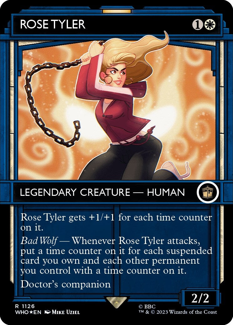 Image for Rose Tyler (Showcase) (Surge Foil) (1126) (WHO) - Magic: The Gathering