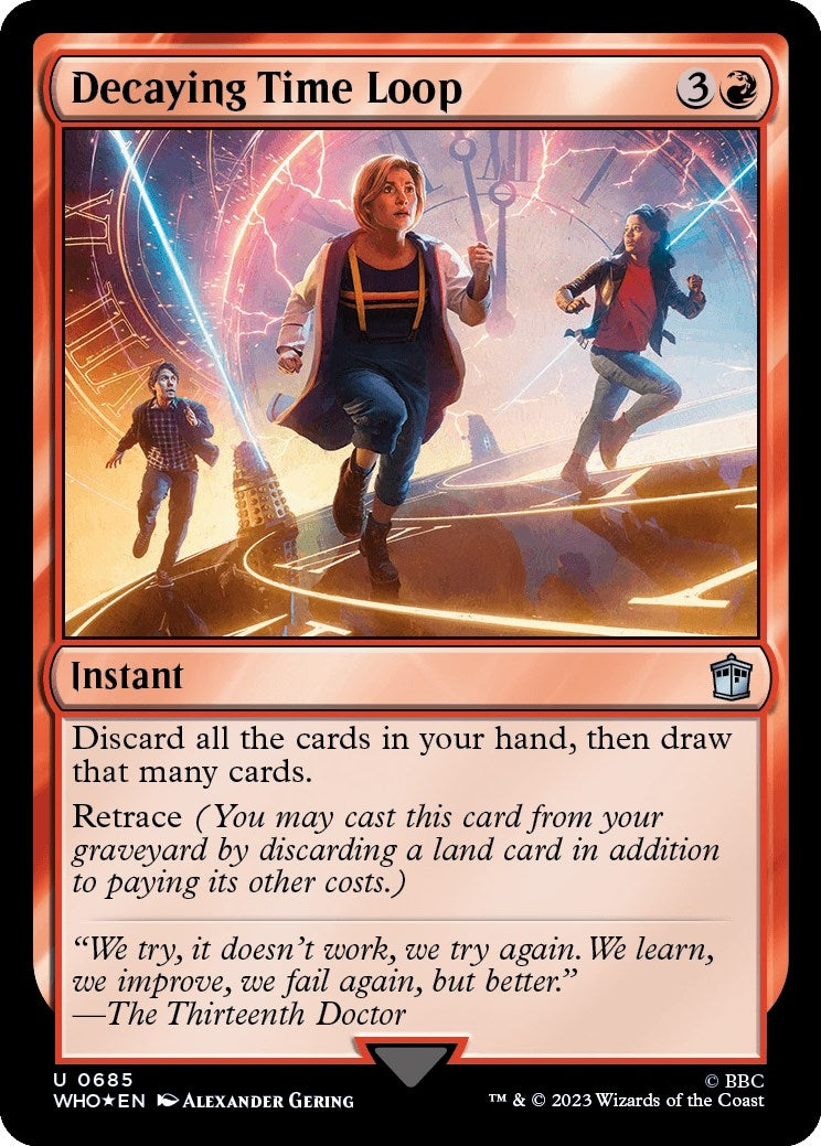 Image for Decaying Time Loop (Surge Foil) (685) (WHO) - Magic: The Gathering