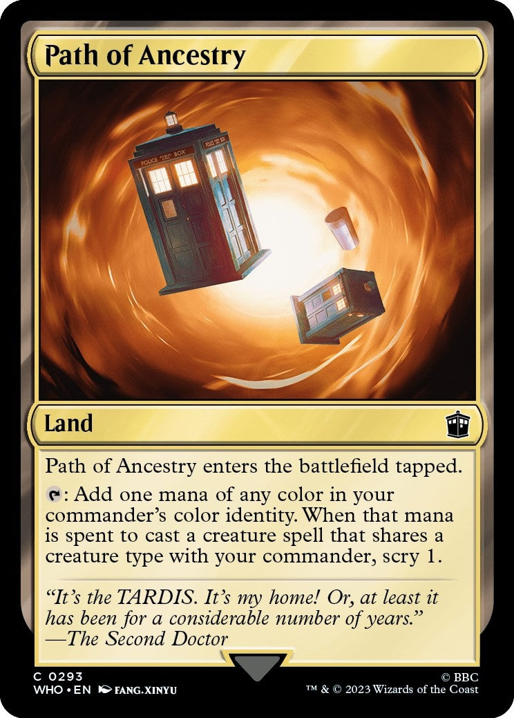 Image for Path of Ancestry (293) (WHO) - Magic: The Gathering