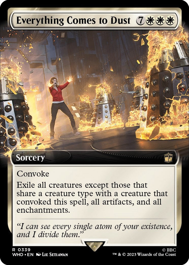 Image for Everything Comes to Dust (Extended Art) (339) (WHO) - Magic: The Gathering