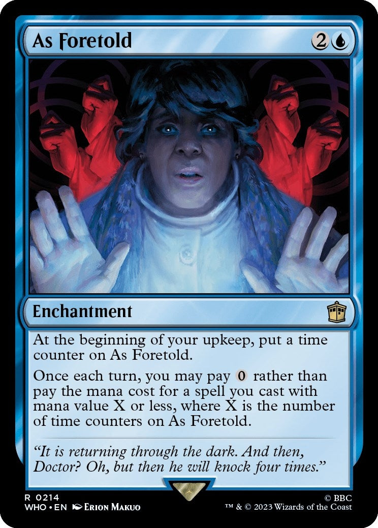 Image for As Foretold (214) (WHO) - Magic: The Gathering