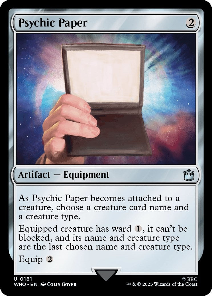 Image for Psychic Paper (181) (WHO) - Magic: The Gathering