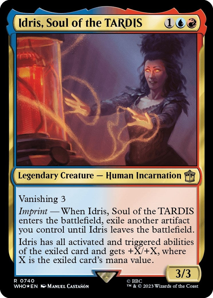 Image for Idris, Soul of the TARDIS (Surge Foil) (740) (WHO) - Magic: The Gathering