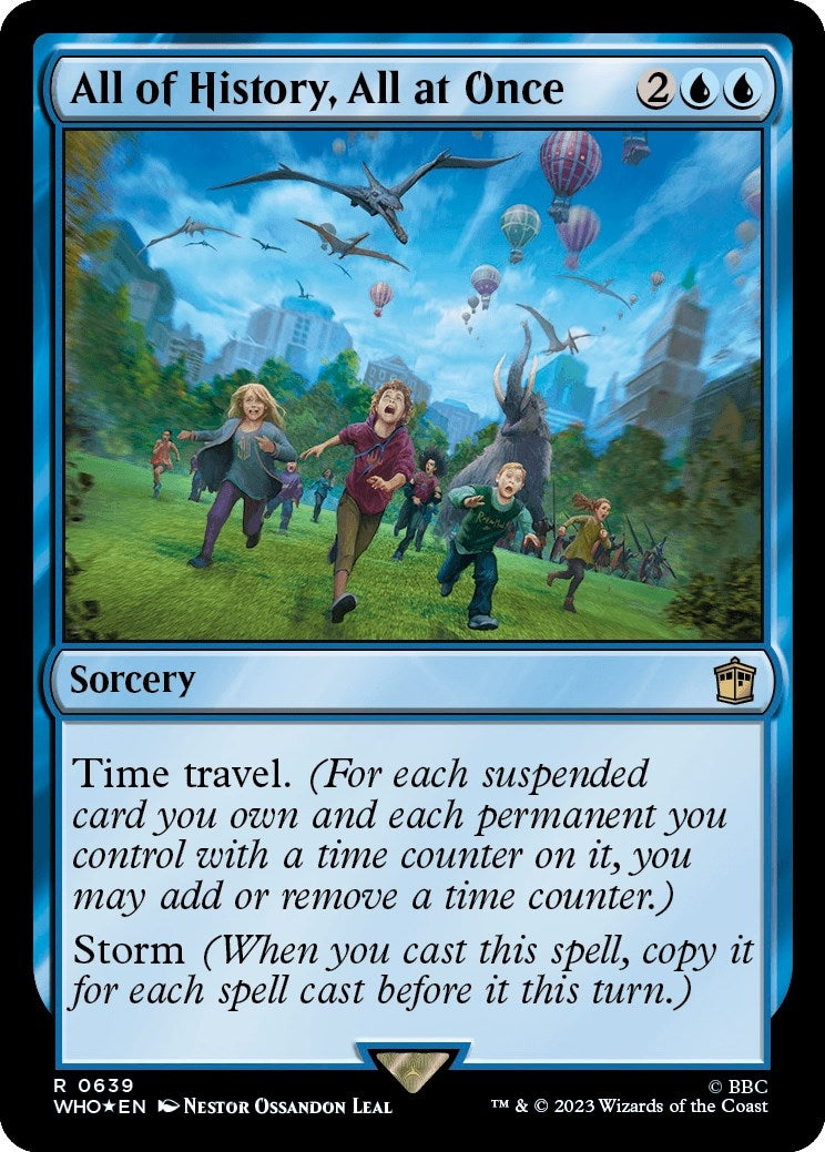 Image for All of History, All at Once (Surge Foil) (639) (WHO) - Magic: The Gathering