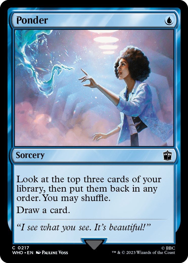 Image for Ponder (217) (WHO) - Magic: The Gathering
