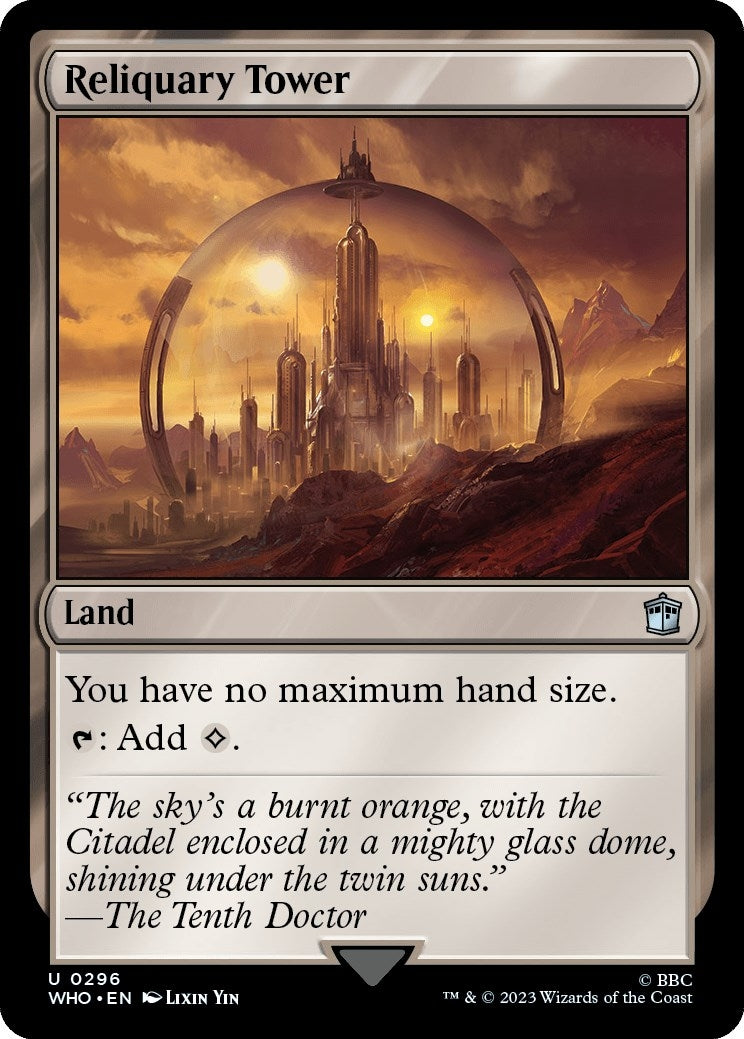 Image for Reliquary Tower (296) (WHO) - Magic: The Gathering