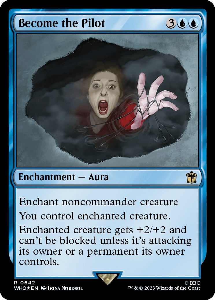 Image for Become the Pilot (Surge Foil) (642) (WHO) - Magic: The Gathering