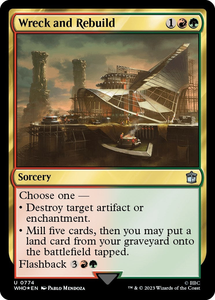 Image for Wreck and Rebuild (Surge Foil) (774) (WHO) - Magic: The Gathering
