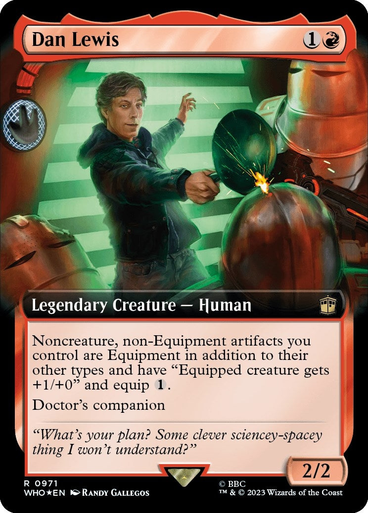 Image for Dan Lewis (Extended Art) (Surge Foil) (971) (WHO) - Magic: The Gathering