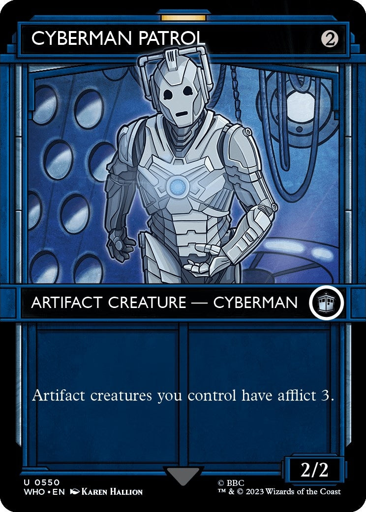 Image for Cyberman Patrol (Showcase) (550) (WHO) - Magic: The Gathering