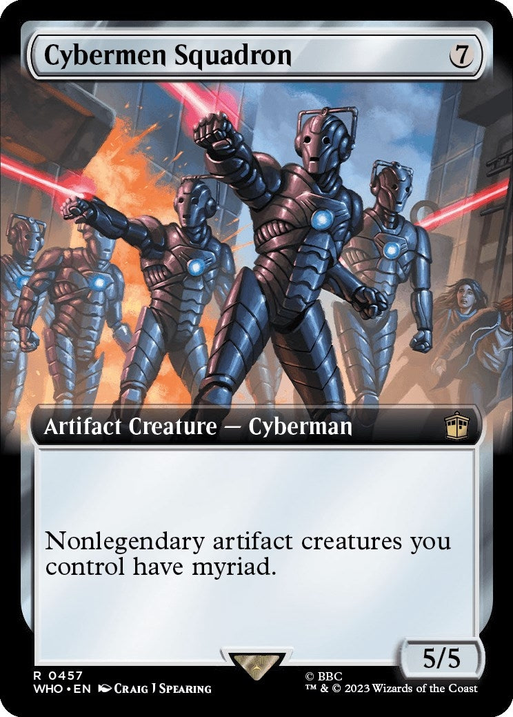 Image for Cybermen Squadron (Extended Art) (457) (WHO) - Magic: The Gathering