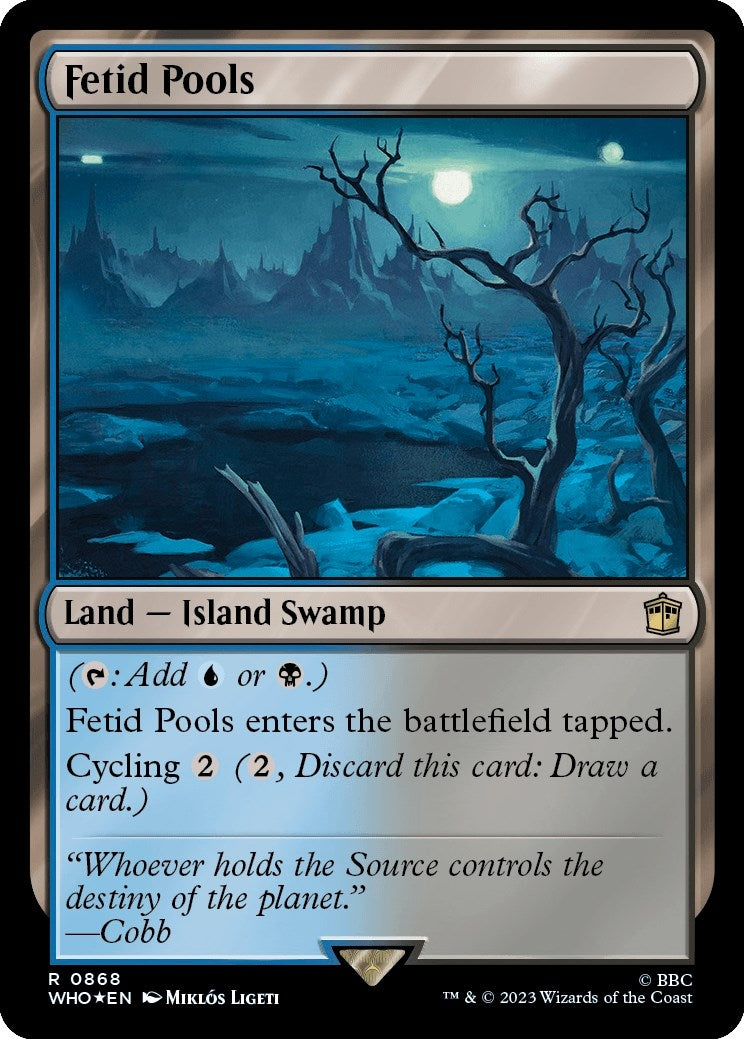 Image for Fetid Pools (Surge Foil) (868) (WHO) - Magic: The Gathering
