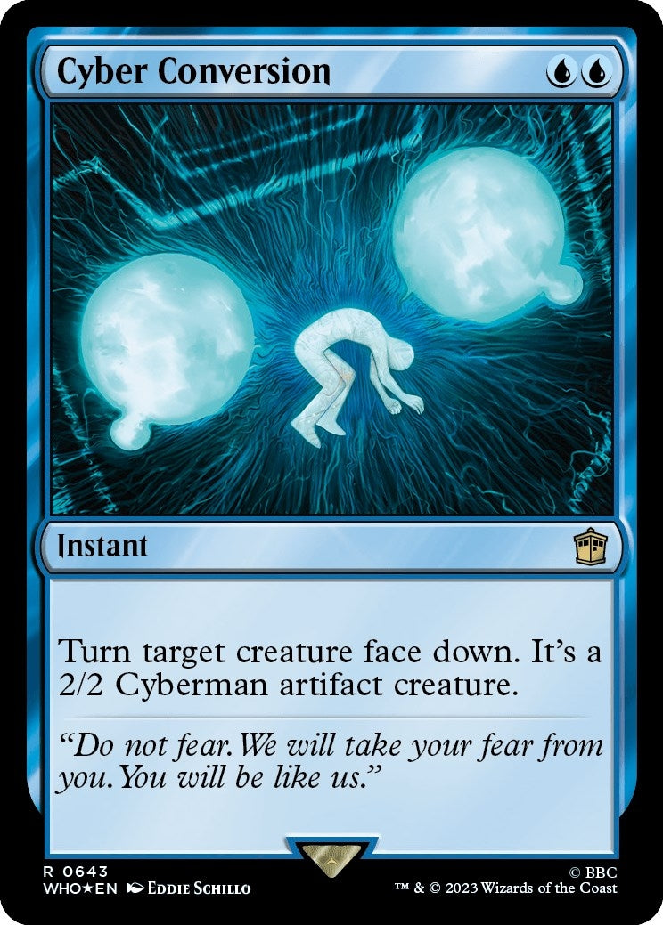 Image for Cyber Conversion (Surge Foil) (643) (WHO) - Magic: The Gathering