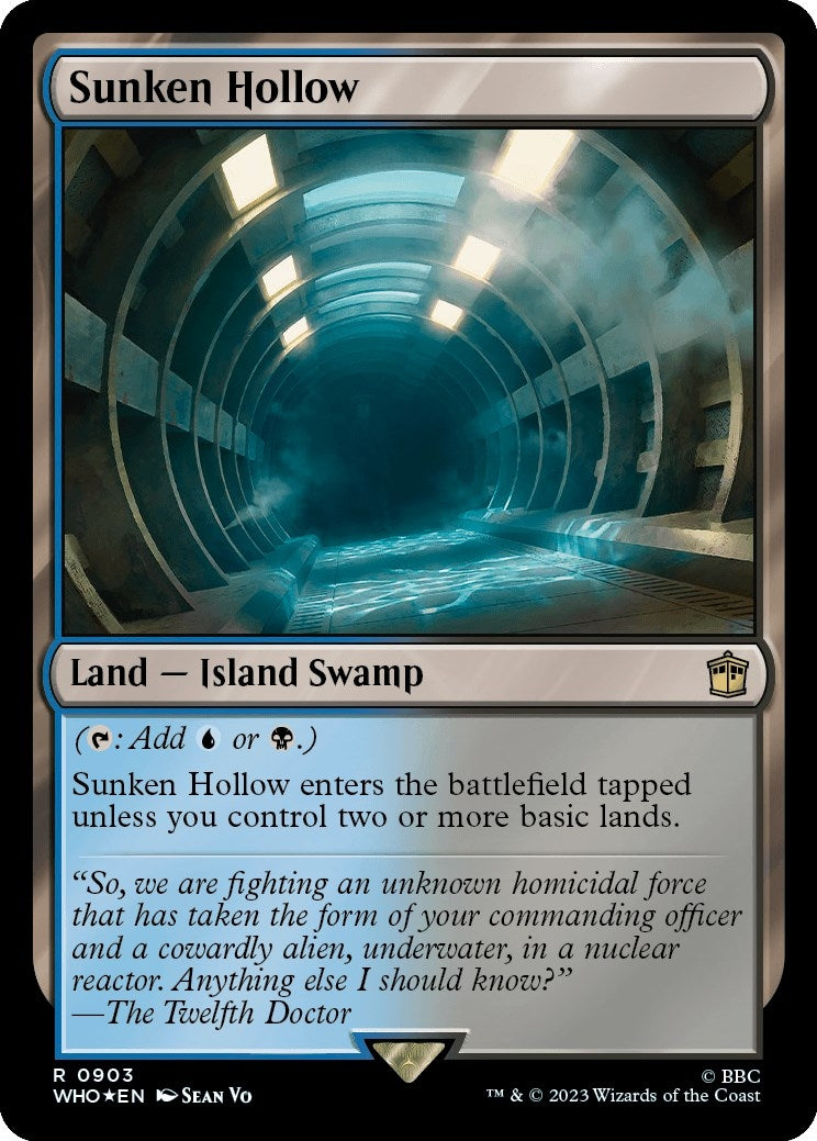 Image for Sunken Hollow (Surge Foil) (903) (WHO) - Magic: The Gathering