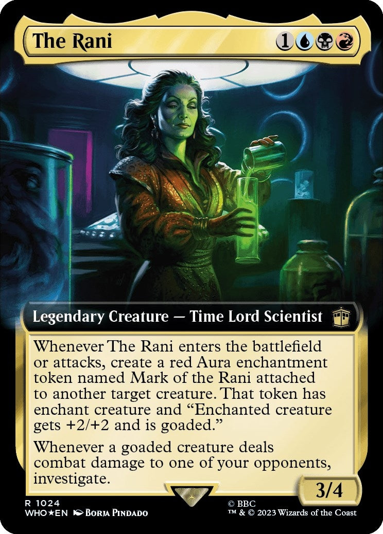 Image for The Rani (Extended Art) (Surge Foil) (1024) (WHO) - Magic: The Gathering