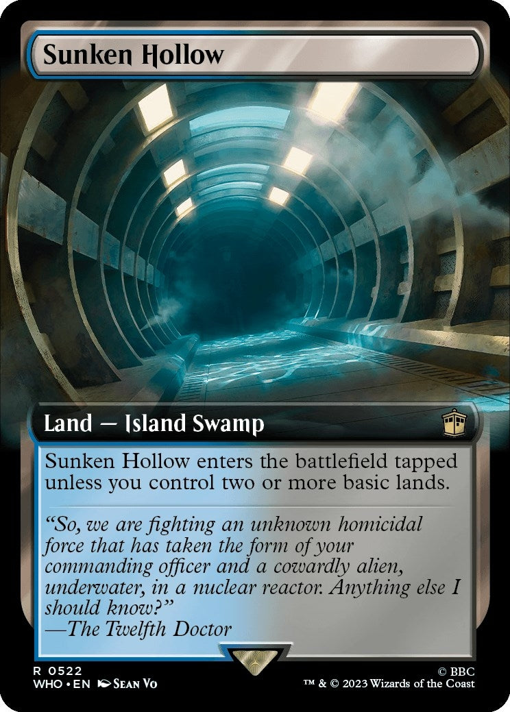 Image for Sunken Hollow (Extended Art) (522) (WHO) - Magic: The Gathering