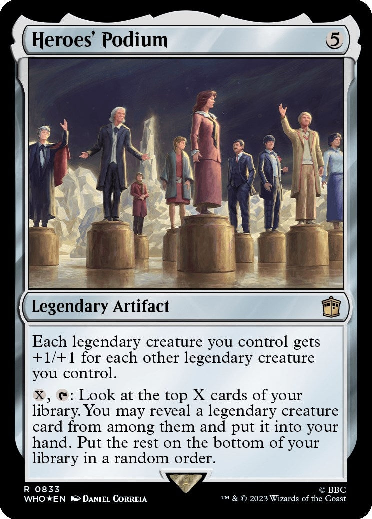 Image for Heroes' Podium (Surge Foil) (833) (WHO) - Magic: The Gathering