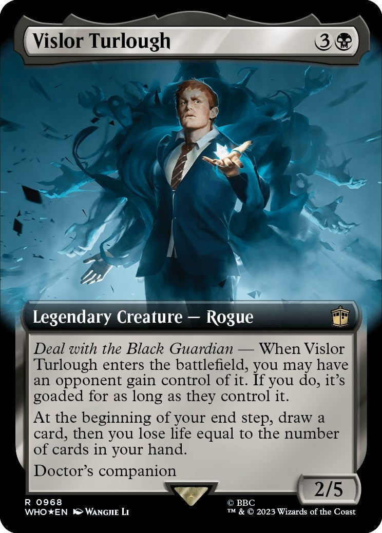 Image for Vislor Turlough (Extended Art) (Surge Foil) (968) (WHO) - Magic: The Gathering