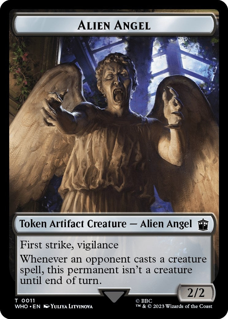 Image for Alien Angel // Alien Insect Double-Sided Token (11 // 19) (WHO) - Magic: The Gathering
