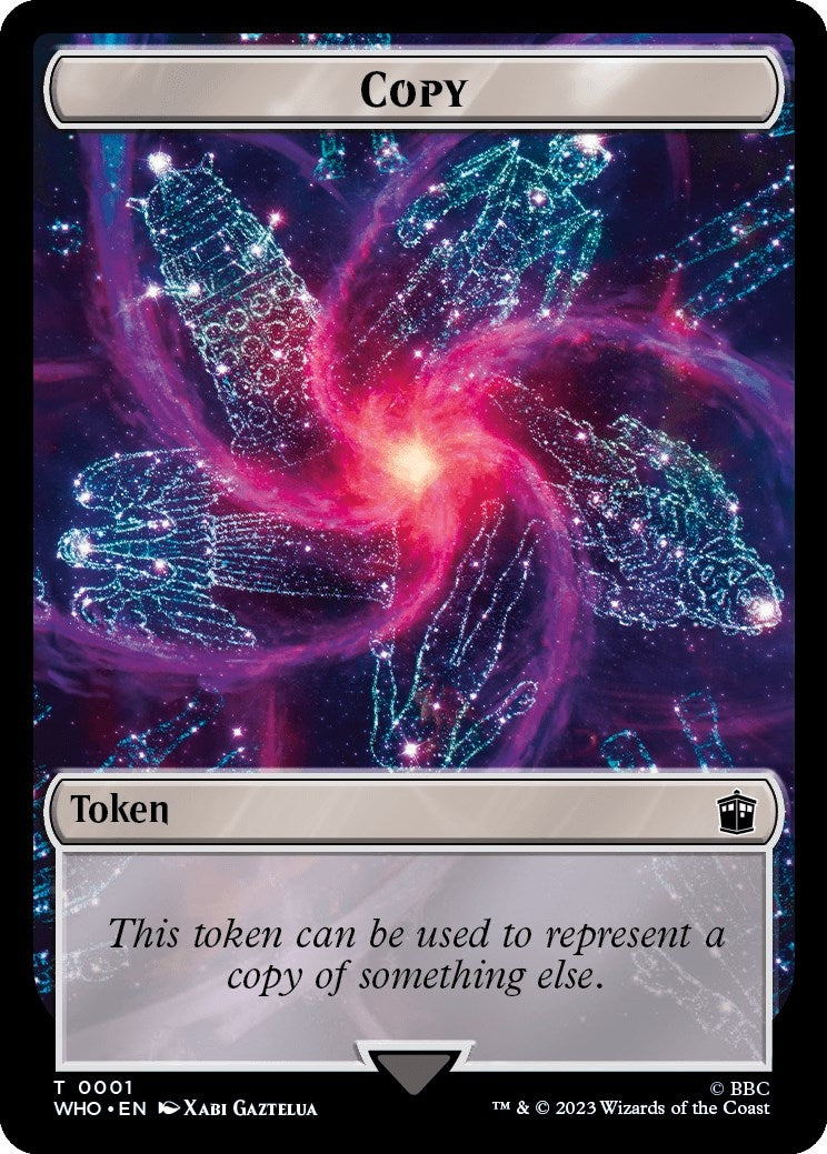 Image for Copy // Cyberman Double-Sided Token (1 // 24) (WHO) - Magic: The Gathering