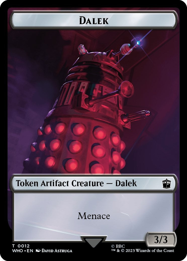 Image for Dalek // Treasure (0029) Double-Sided Token (12 // 29) (WHO) - Magic: The Gathering