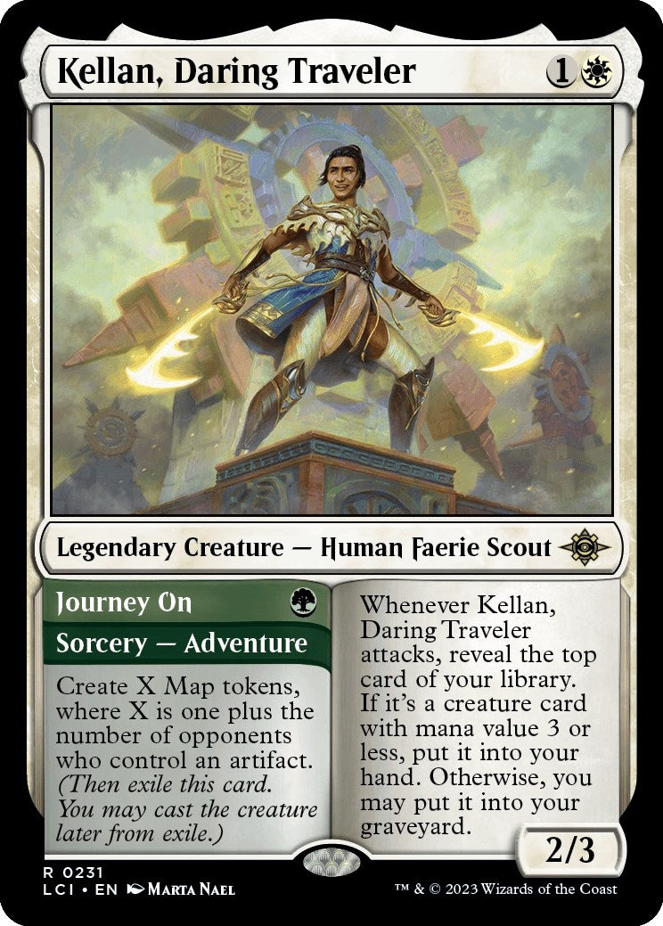 Image for Kellan, Daring Traveler (231) (LCI) - Magic: The Gathering