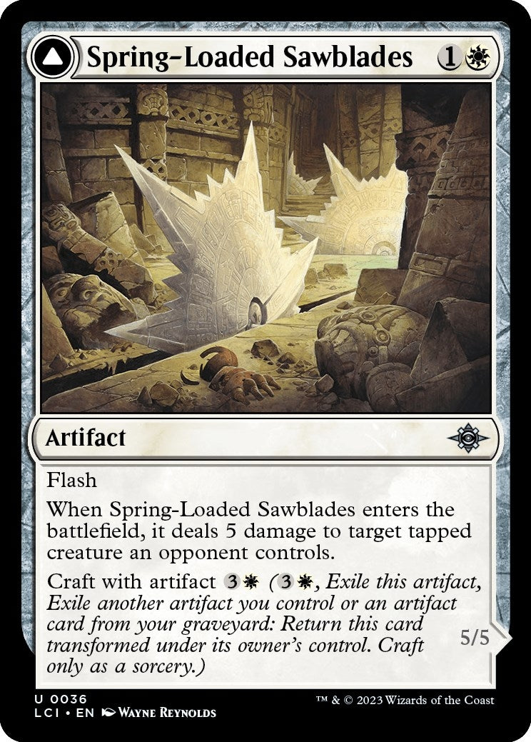Image for Spring-Loaded Sawblades (36) (LCI) - Magic: The Gathering