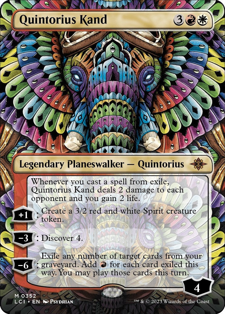 Image for Quintorius Kand (0352) (Borderless) (352) (LCI) - Magic: The Gathering