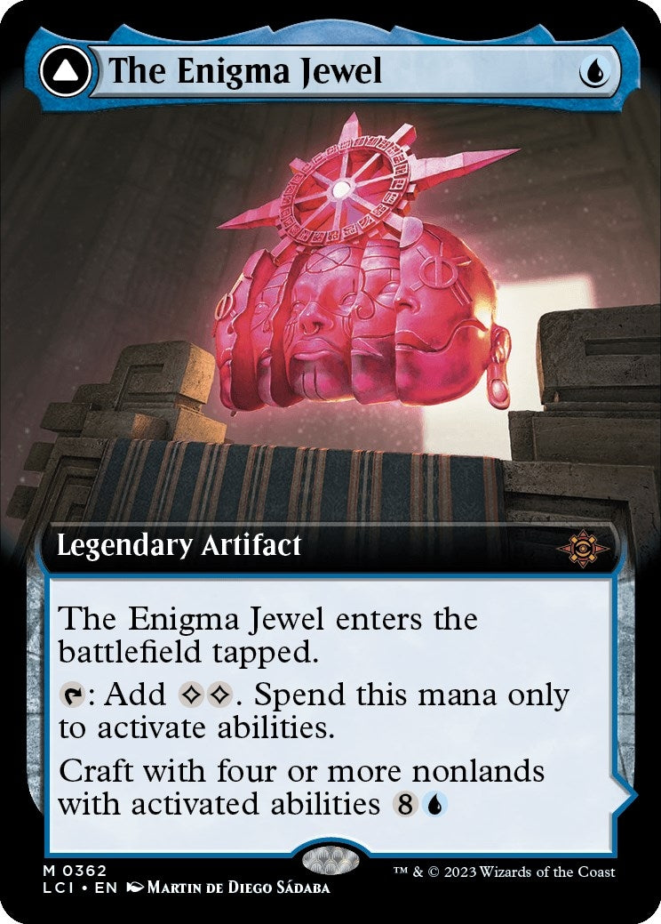 Image for The Enigma Jewel (Extended Art) (362) (LCI) - Magic: The Gathering