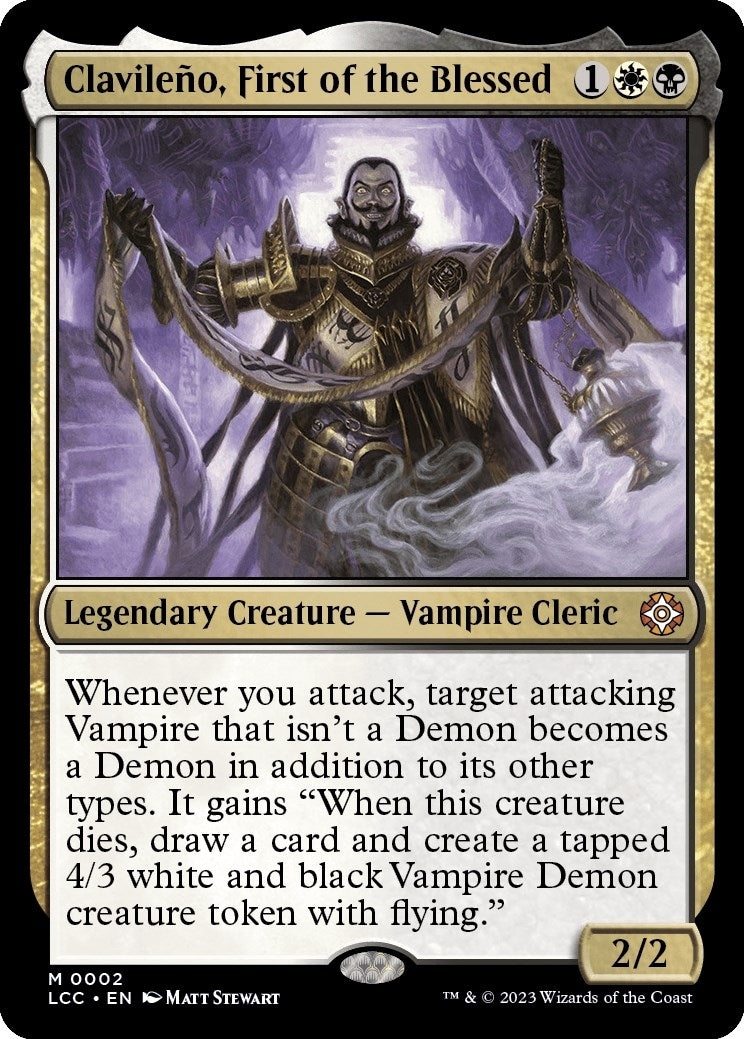 Image for Clavileno, First of the Blessed (2) (LCC) - Magic: The Gathering