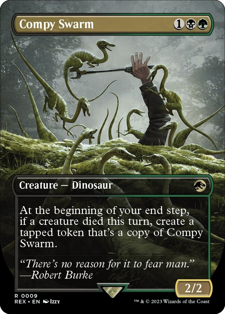 Image for Compy Swarm (Borderless) (9) (REX) - Magic: The Gathering