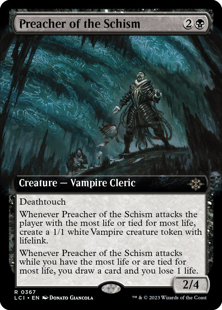Image for Preacher of the Schism (Extended Art) (367) (LCI) - Magic: The Gathering