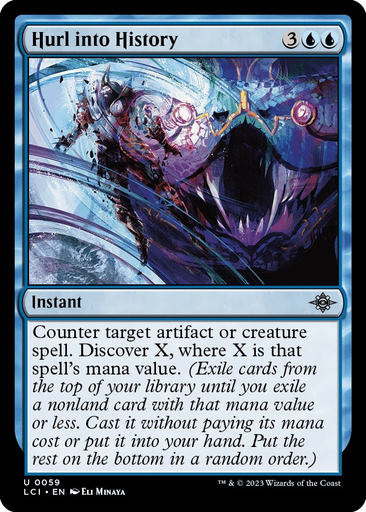 Image for Hurl into History (59) (LCI) - Magic: The Gathering