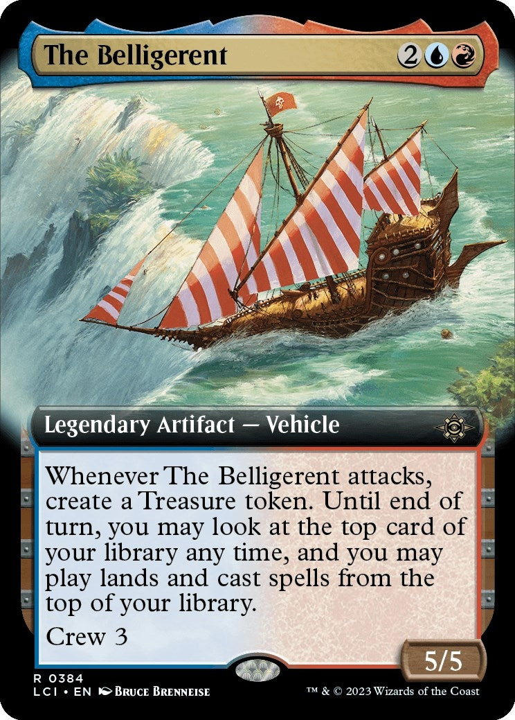 Image for The Belligerent (Extended Art) (384) (LCI) - Magic: The Gathering