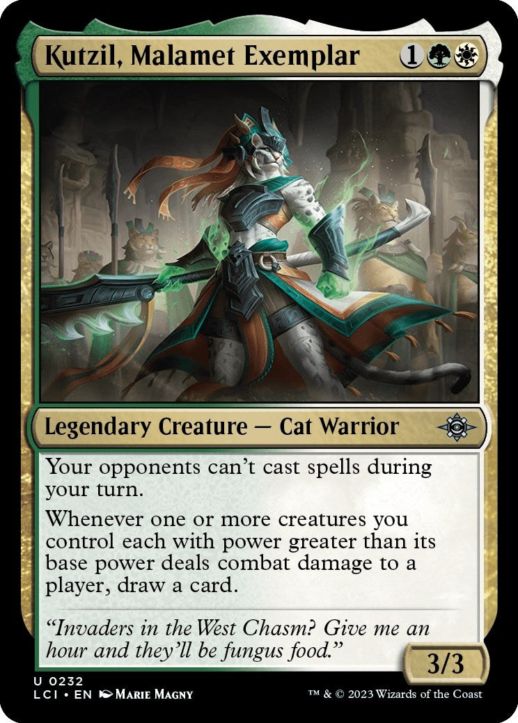 Image for Kutzil, Malamet Exemplar (232) (LCI) - Magic: The Gathering