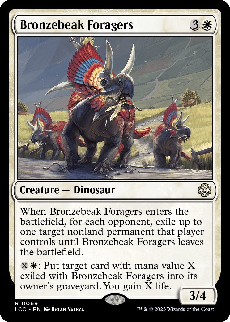 Image for Bronzebeak Foragers (69) (LCC) - Magic: The Gathering