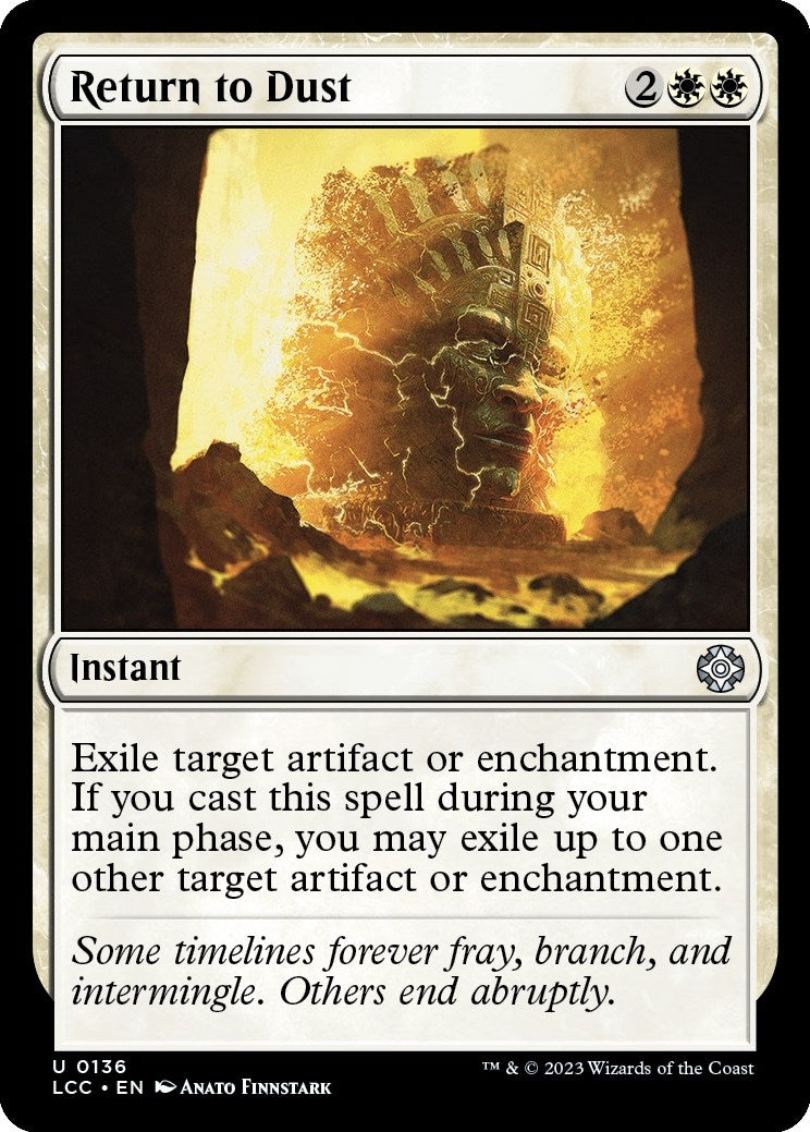 Image for Return to Dust (136) (LCC) - Magic: The Gathering