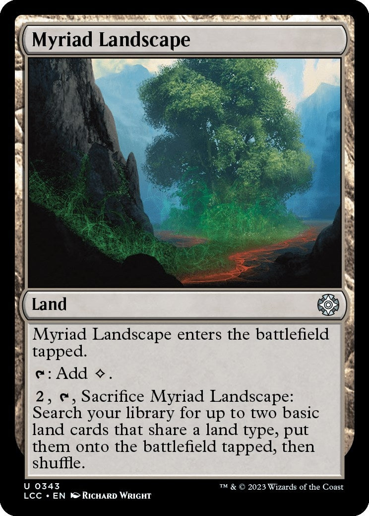 Image for Myriad Landscape (343) (LCC) - Magic: The Gathering
