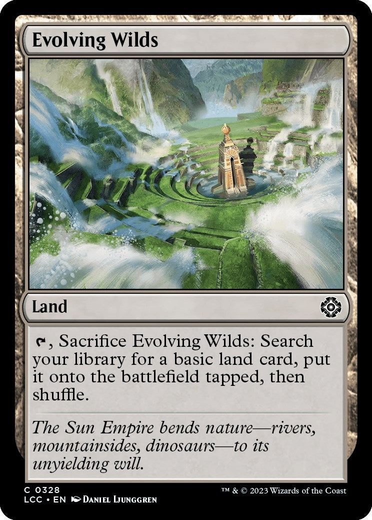 Image for Evolving Wilds (328) (LCC) - Magic: The Gathering