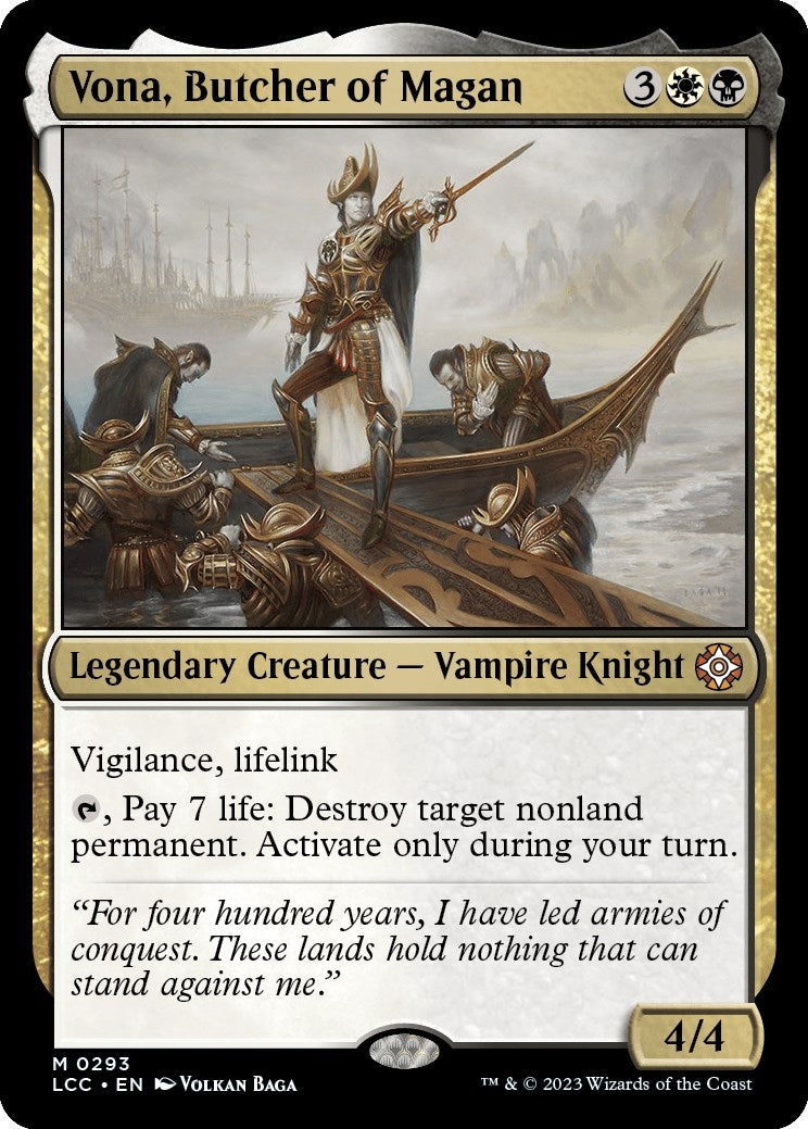 Image for Vona, Butcher of Magan (293) (LCC) - Magic: The Gathering