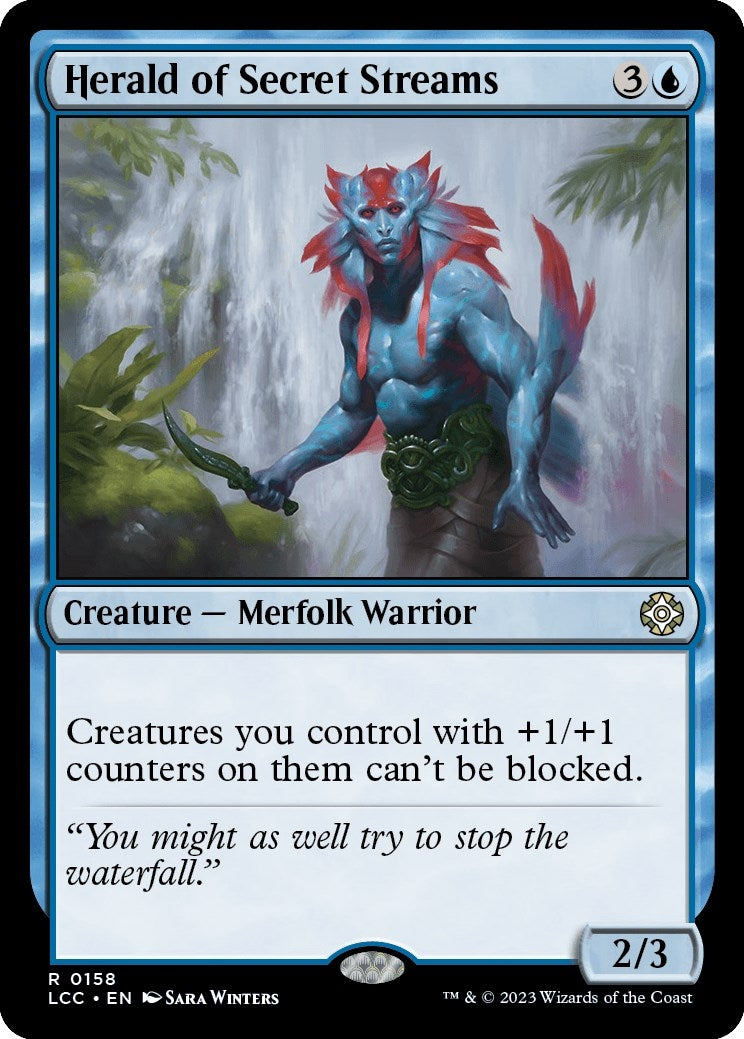 Image for Herald of Secret Streams (158) (LCC) - Magic: The Gathering