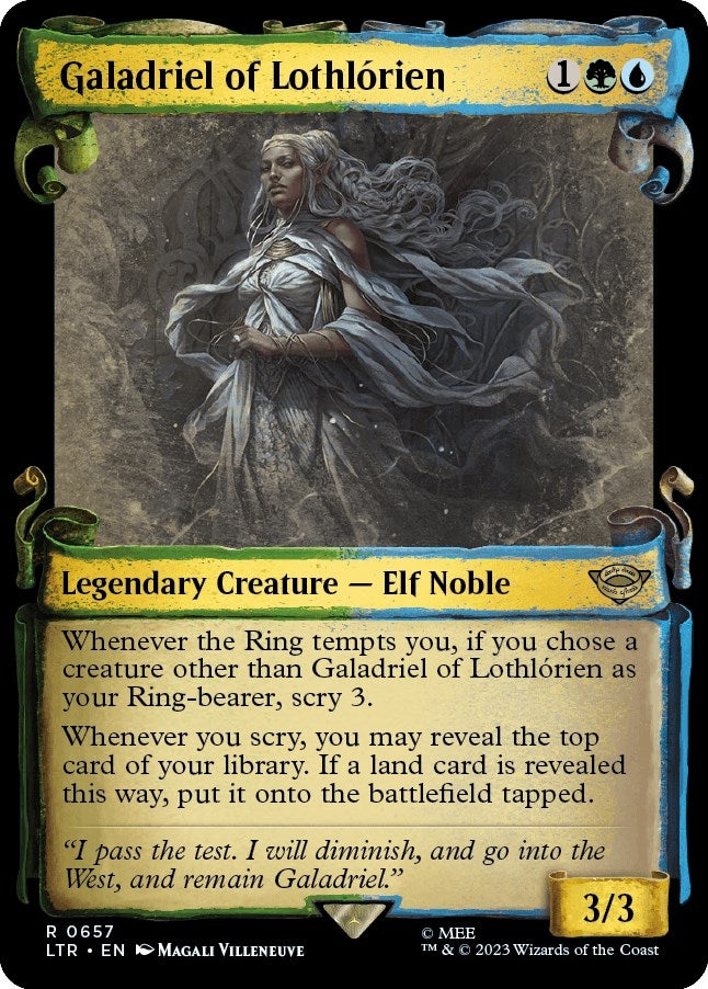 Image for Galadriel of Lothlorien (Showcase Scrolls) (657) (LTR) - Magic: The Gathering