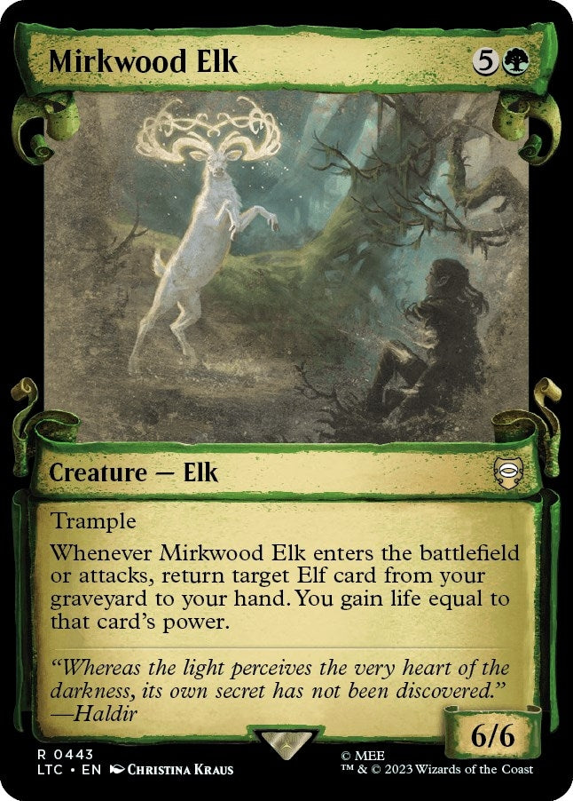Image for Mirkwood Elk (Showcase Scrolls) (443) (LTC) - Magic: The Gathering