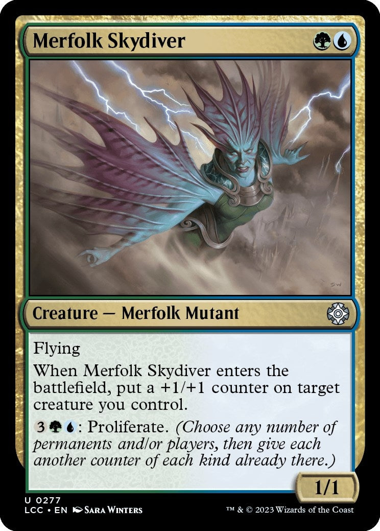 Image for Merfolk Skydiver (277) (LCC) - Magic: The Gathering