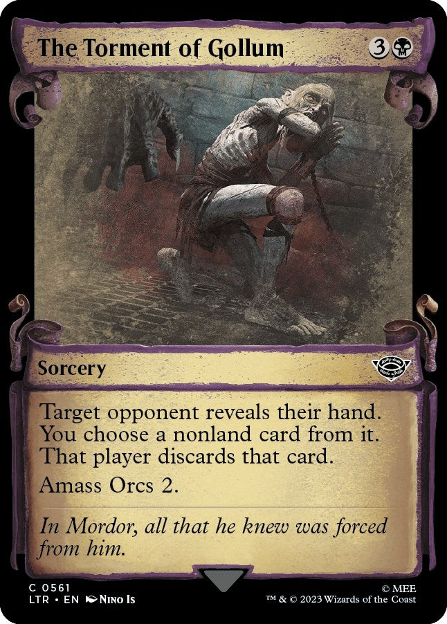 Image for The Torment of Gollum (Showcase Scrolls) (561) (LTR) - Magic: The Gathering